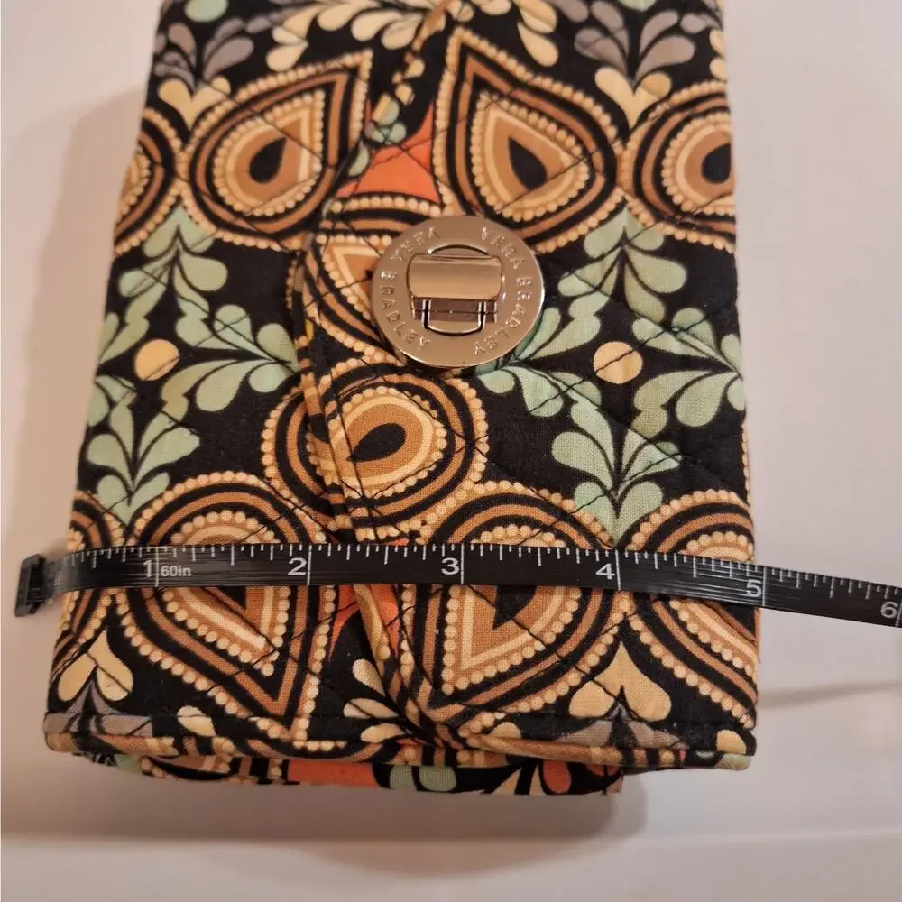 Vera Bradley Multi colored Paisley Turn Lock Wristlet Wallet